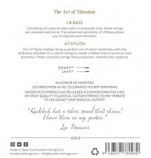 Knoblock 【ネコポス対象商品】ノブロック Leo Brouwer レオ・ブローウェル 400LB【日本総本店2F 在庫品】_2