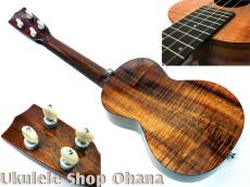 tkitki Ukulele [ECO-C/KOA Limited Edition] コンサート ハワイアンカーリーコア 中古委託_2