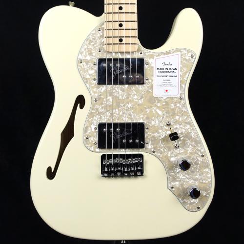 Fender Made in Japan Traditional 70s Telecaster Thinline Olympic White