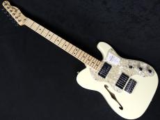 Fender Made in Japan Traditional 70s Telecaster Thinline Olympic White_2