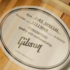 Gibson J-45 Special #21115049【2025年製】_11