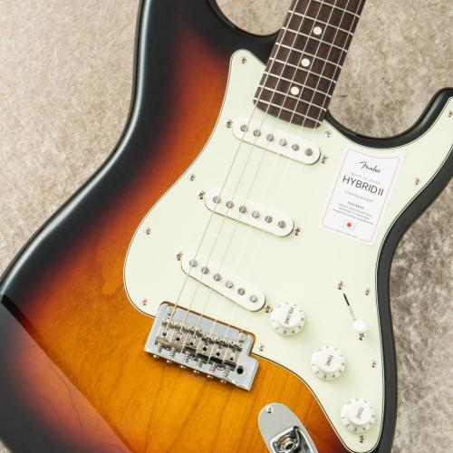Fender Made in Japan Hybrid II Stratocaster -3-Tone Sunburst-【軽量個体】【JD24031627】