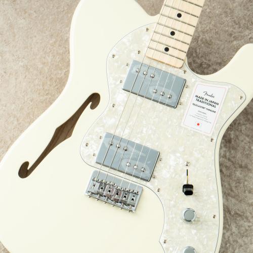 Fender Made in Japan Traditional II 70s Telecaster Thinline -Olympic White-【2.87kg】【JD25005321】
