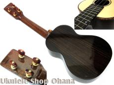 KIDA UkuleleWorks コンサート ジャーマンスプルース/インディアンローズウッド #165_2