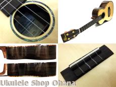 KIDA UkuleleWorks コンサート ジャーマンスプルース/インディアンローズウッド #165_3