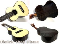 KIDA UkuleleWorks コンサート ジャーマンスプルース/インディアンローズウッド #165_4