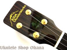 KIDA UkuleleWorks コンサート ジャーマンスプルース/インディアンローズウッド #165_12