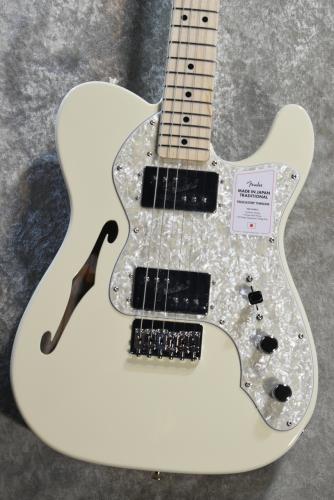 Fender MADE IN JAPAN TRADITIONAL 70S TELECASTER THINLINE -Olympic White- #JD25033815 【3.40kg】