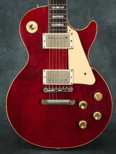 Gibson 1972 Les Paul Deluxe Cherry Red Humbucker Conversion