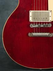 Gibson 1972 Les Paul Deluxe Cherry Red Humbucker Conversion_8