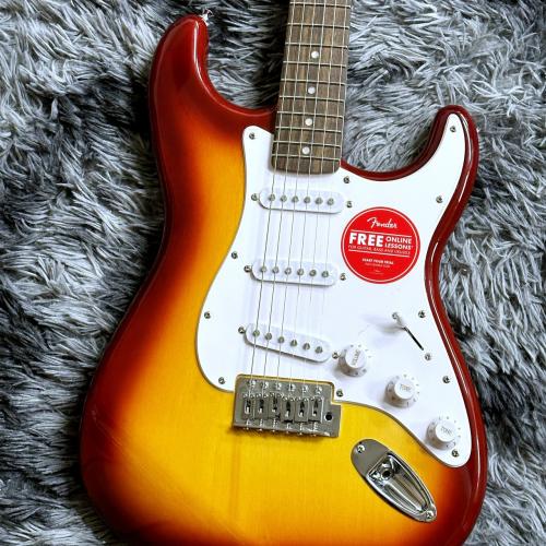 Squier Sonic Stratocaster, Laurel Fingerboard, White Pickguard, Sienna Sunburst【2026年NEWカラー】