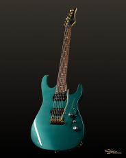 Shue Guitars Modern S Rain Forest Green Metallic Gold Hardware w/VT-1