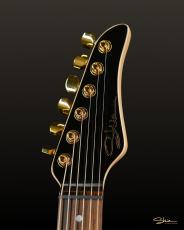 Shue Guitars Modern S Rain Forest Green Metallic Gold Hardware w/VT-1_3
