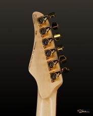 Shue Guitars Modern S Rain Forest Green Metallic Gold Hardware w/VT-1_4