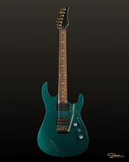 Shue Guitars Modern S Rain Forest Green Metallic Gold Hardware w/VT-1_8