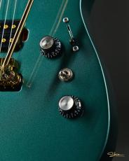 Shue Guitars Modern S Rain Forest Green Metallic Gold Hardware w/VT-1_10