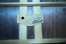 YAMAHA L-53 Custom / Solid Abalone Head Inlay・TM-30G Peg・Solid Abalone Top and Back and Rosette・Solid Ezo Spruce Top・Solid Jacaranda Side and Back・Terry Nakamoto Label Signed 【With Custom Case】1980年製_16