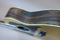 YAMAHA Fork Custom 1 / L-51 Style Body・Original Peg・Spruce Top・Jacaranda Side・Jacaranda  and Maple 3P-Back・L-52 Head・Pearl Oyster Fingerboard Inlay・Abalone Trim and Rosette・Bridge Inlay・ADJ Bridge【With Orig_5