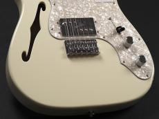 Fender Made in Japan Traditional 70s Telecaster Thinline Maple Fingerboard ~Olympic White~_7