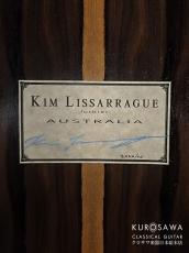 Kim Lissarrague キム・リサラグ 杉・ジリコテ ラティス アーチバック 20フレット 最新作!【クロサワ楽器日本総本店2F 在庫品】_4