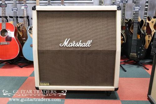 Marshall 1980's JCM800 1960A Cabinet "White Tolex with Brown Saran Net"
