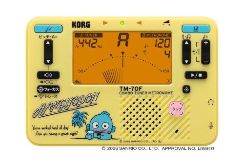 KORG TM-70C SHG【ハンギョドン】【チューナー・メトロノーム】【マイク付属】【4月18日発売開始!】