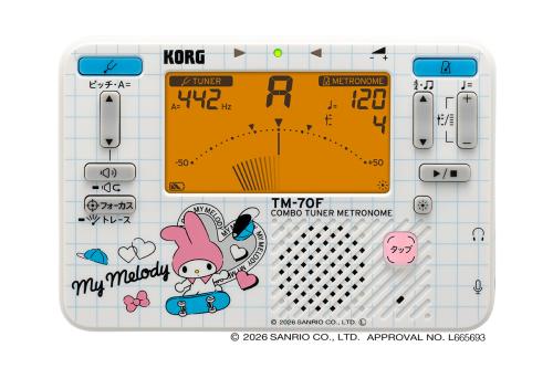 KORG TM-70C SMM【マイメロディ】【チューナー・メトロノーム】【マイク付属】【4月18日発売開始!】