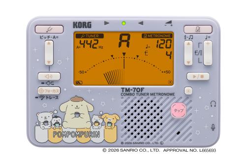 KORG TM-70C SPN【ポムポムプリン】【チューナー・メトロノーム】【マイク付属】【4月18日発売開始!】