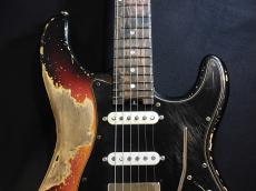 Shue Guitars New Classic S TM40 Custom Sunburst_3