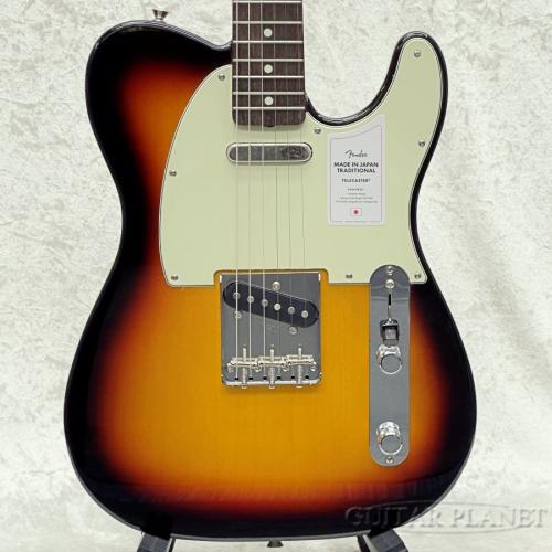 Fender Made in Japan Traditional 60s Telecaster -3-Color Sunburst-【JD26005920】【軽量3.06kg】