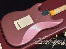 Fender Custom Shop Limited Edition Custom Built Char 59 Stratocaster Burgundy Journeyman Relic "Collectable Condition"_5