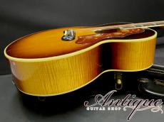 Gibson J-200 1964年製 Sunburst /Killer Figured Maple Side&Back /Solid Black Jacaranda FB & Bridge w/Fishman Passive PU “Amazing Vintage Sound”_6