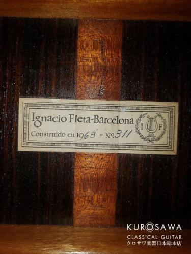 Ignacio Fleta イグナシオ・フレタ 1963年 松・ローズウッド 【日本総本店2F 在庫品】