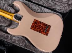 Fender Limited Edition American Professional II Stratocaster Thinline Transparent Shell Pink_7