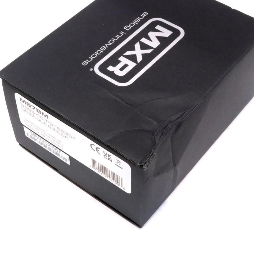 MXR M87B Blackout Series Bass　エフェクター MXR M87B Bass Compressor Blackout Edition エムエックスアール