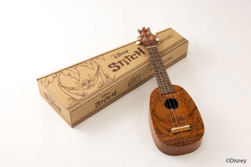 山野楽器オリジナル ディズニー スティッチ ソプラノウクレレ (パイナップルタイプ)