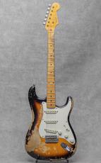 Fender Custom Shop MBS 1954 Stratocaster Heavy Relic 2 Color Sunburst Built by Dennis Galuszka / 2014_2