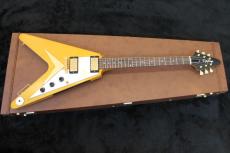 Epiphone 1958 Korina Flying V Aged Natural_11