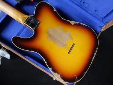 Fender Custom Shop 1960 Telecaster Custom Heavy Relic Super Faded Aged Chocolate 3-Color Sunburst_8