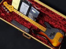 Fender Custom Shop Limited Edition 1958 Precision Bass Relic Faded Aged Chocolate 3-Tone Sunburst_2