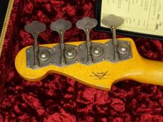 Fender Custom Shop Limited Edition 1958 Precision Bass Relic Faded Aged Chocolate 3-Tone Sunburst_10