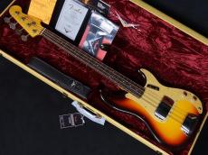 Fender Custom Shop Limited Edition1959 Precision Bass Journeyman Relic Chocolate 3-Tone Sunburst_2