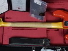 Fender Custom Shop 1963 Jazz Bass Journeyman Relic Aged Fiesta Red_9