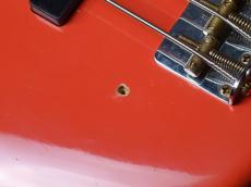 Fender Custom Shop 1963 Jazz Bass Journeyman Relic Aged Fiesta Red_11