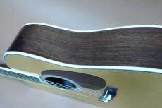 Headway HD-045 Custom / Solid Spruce Top・Solid Rosewood Side and Back・Pre-war Style Abalone Trim and Rosetta and Bride Inlay・Ebony Fingerboard and Bridge・Long Saddle・Snowflakes Inlay・Tortoise Color pick guard_5