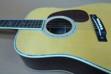 Headway HD-045 Custom / Solid Spruce Top・Solid Rosewood Side and Back・Pre-war Style Abalone Trim and Rosetta and Bride Inlay・Ebony Fingerboard and Bridge・Long Saddle・Snowflakes Inlay・Tortoise Color pick guard_13