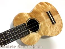 KIDA UkuleleWorks ソプラノロングネック カーリー栃/インディアンローズウッド #167_6