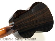 KIDA UkuleleWorks ソプラノロングネック カーリー栃/インディアンローズウッド #167_7