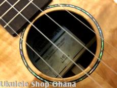 KIDA UkuleleWorks ソプラノロングネック カーリー栃/インディアンローズウッド #167_10