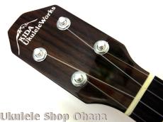 KIDA UkuleleWorks ソプラノロングネック カーリー栃/インディアンローズウッド #167_12